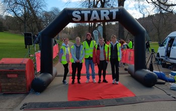 Events students help make Falkirk Trail run a success