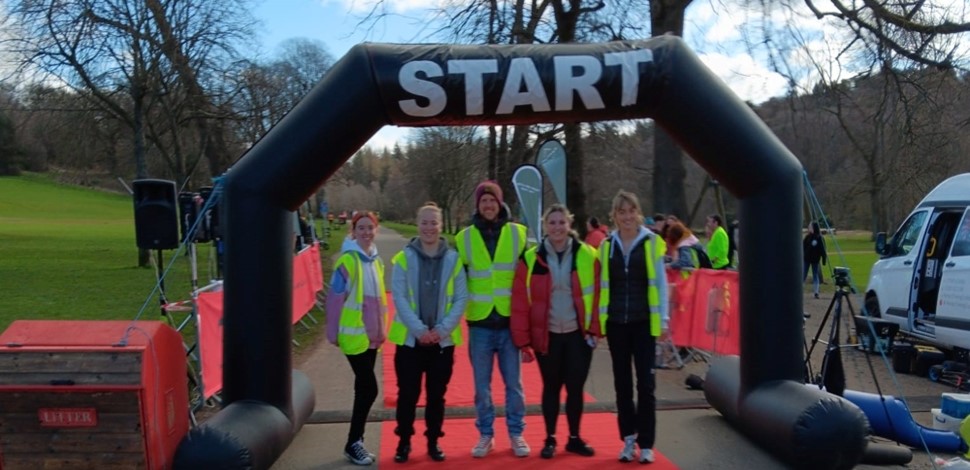 Events students help make Falkirk Trail run a success