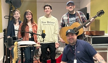 Sound Production students help local musician on latest project