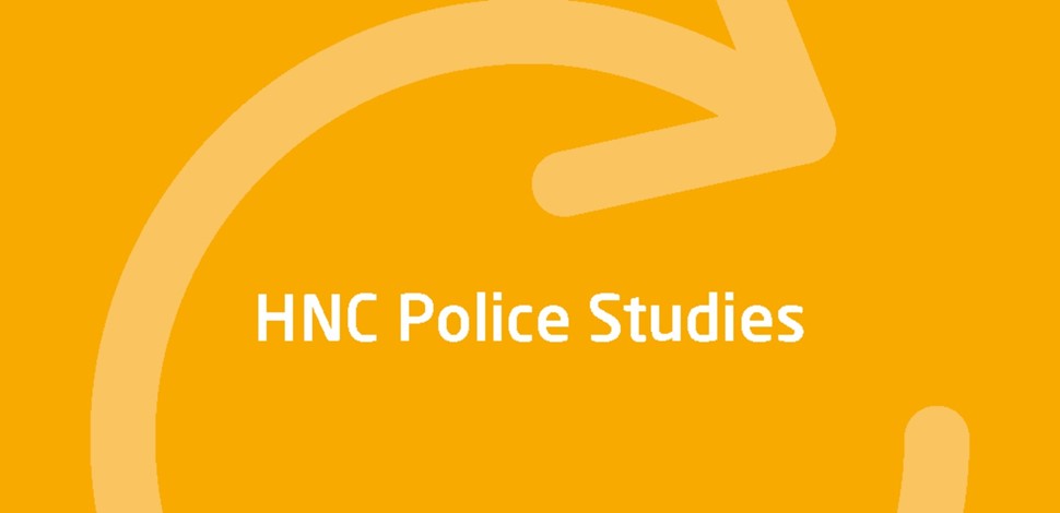 Fast track HNC Police Studies available now on Reset range
