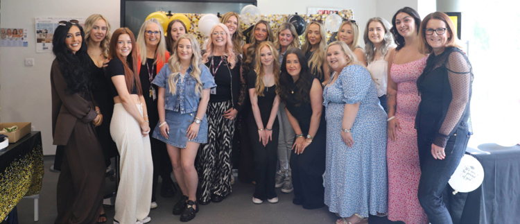 Hairdressing students relive their course highlights at graduation ceremony