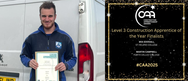Martin shortlisted for apprenticeship award