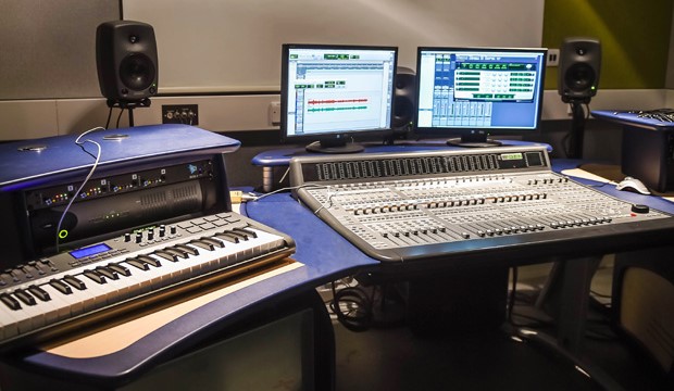 Industry leading sound production equipment at our Stirling Campus