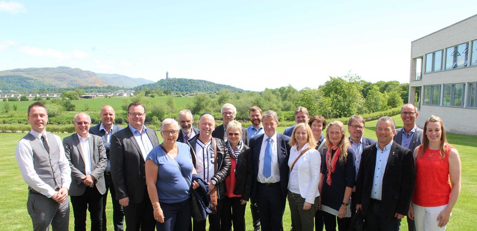 Norwegian delegation visits Stirling Campus