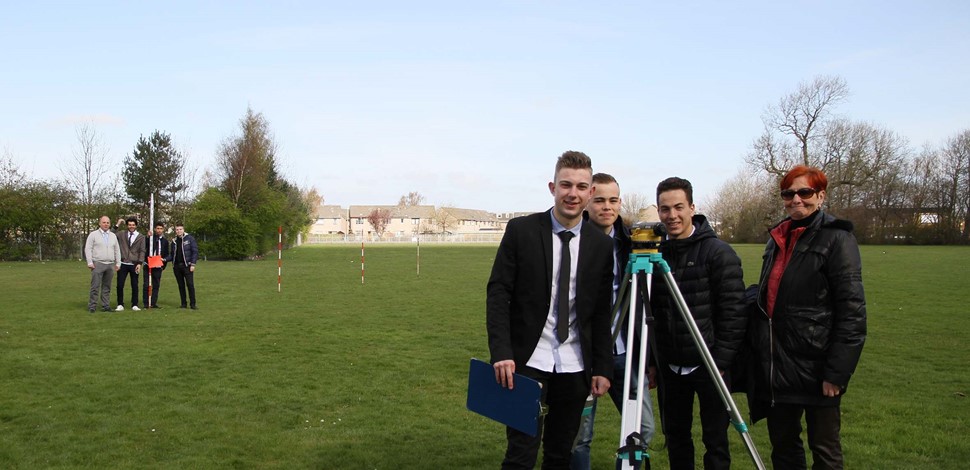 French students measure up at Falkirk Campus