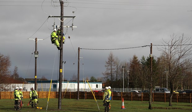 Scottish Power Overhead Lines Training Facility located at our Falkirk Campus