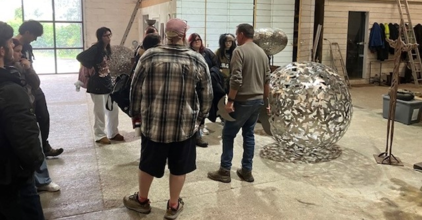 Art And Design Students ‘Ard At Work’ On New Sculptures CARA (3)