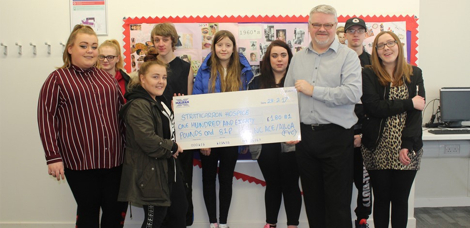 ACE group present cheque to Strathcarron