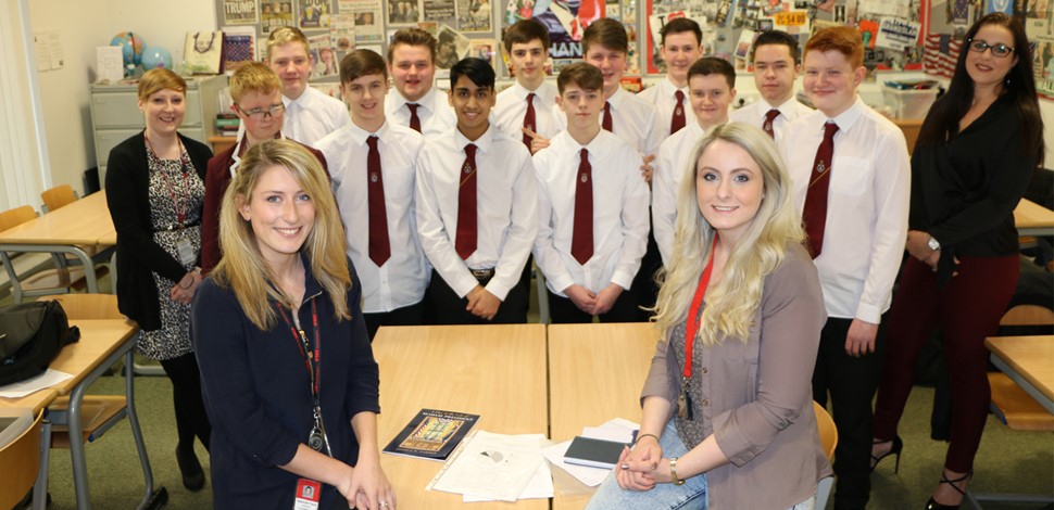 Apprentices visit high schools during MA Week 2017