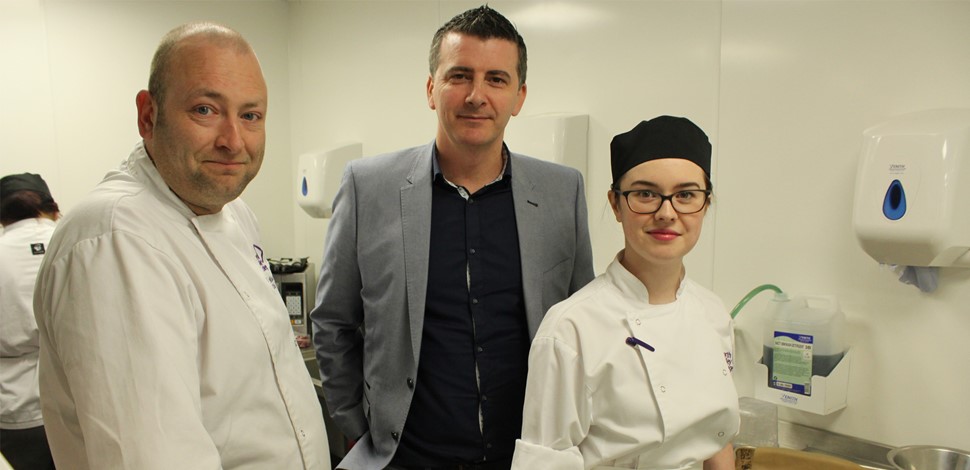 Top chef visits Stirling Campus