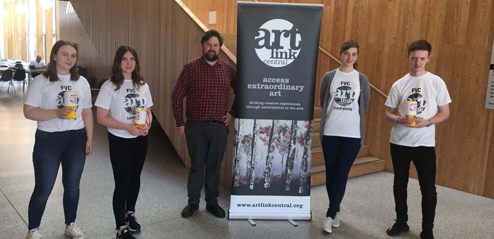 Media students fundraise for Artlink Central