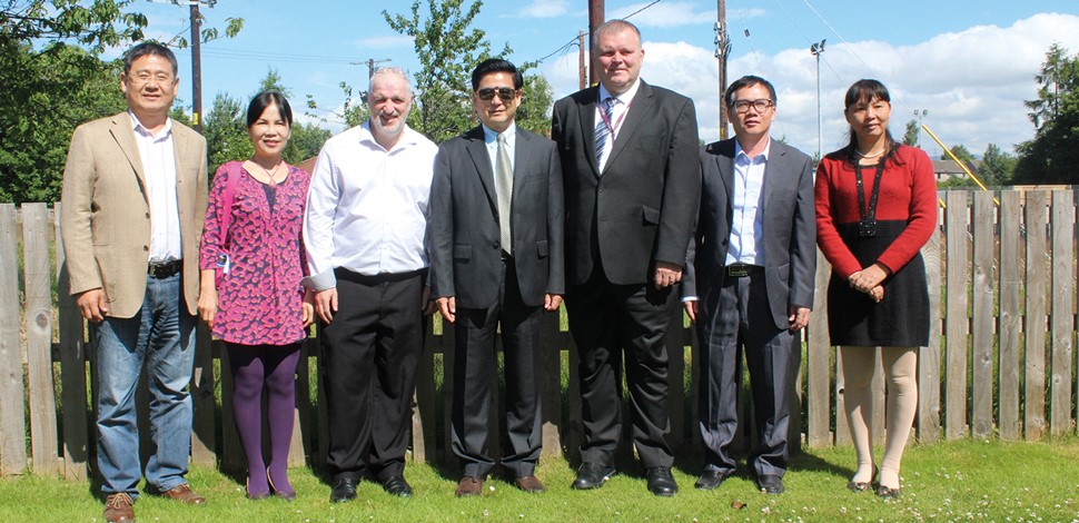 Chinese delegation visits Falkirk Campus