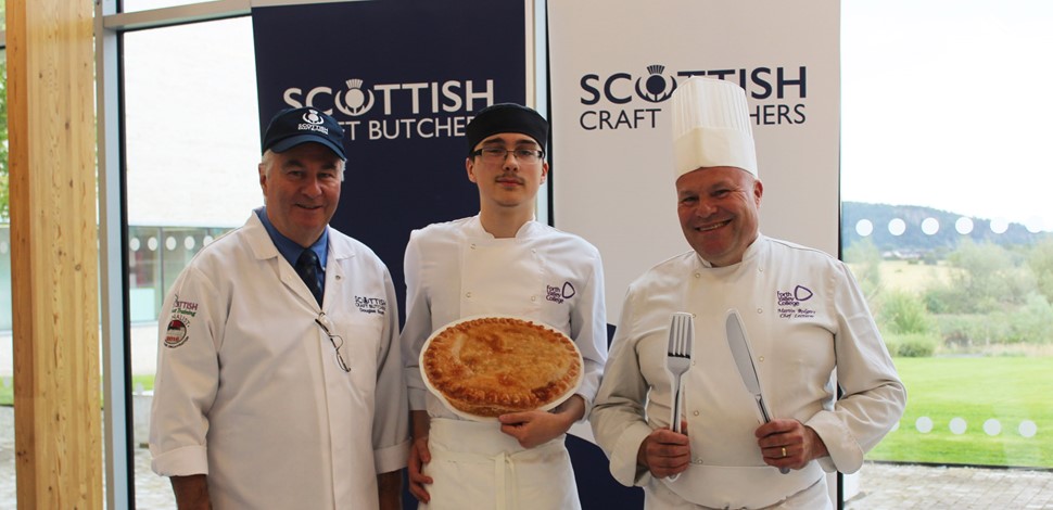 Steak pie competition judged at Stirling Campus