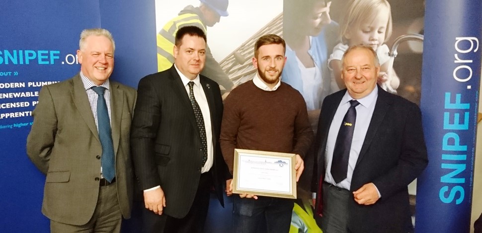 Plumbing apprentice snaps up top award