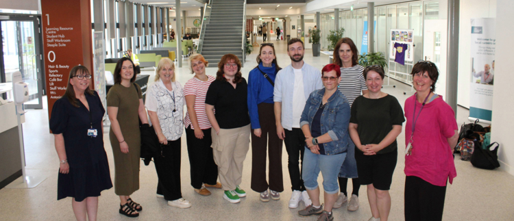 Czech academics visit Falkirk Campus