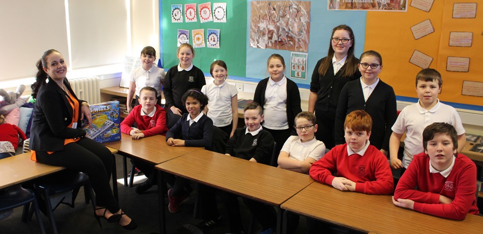 Danielle sparks interest at Banchory Primary