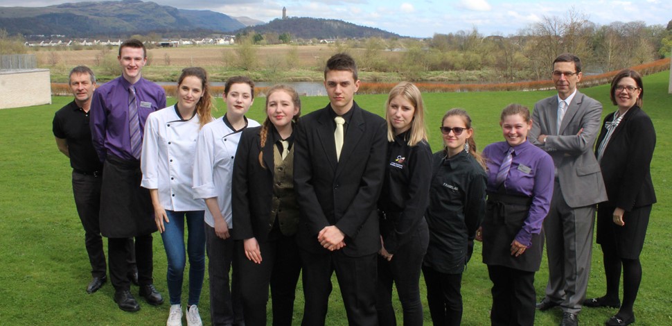 French catering students help to organise dinner at Gallery Restaurant