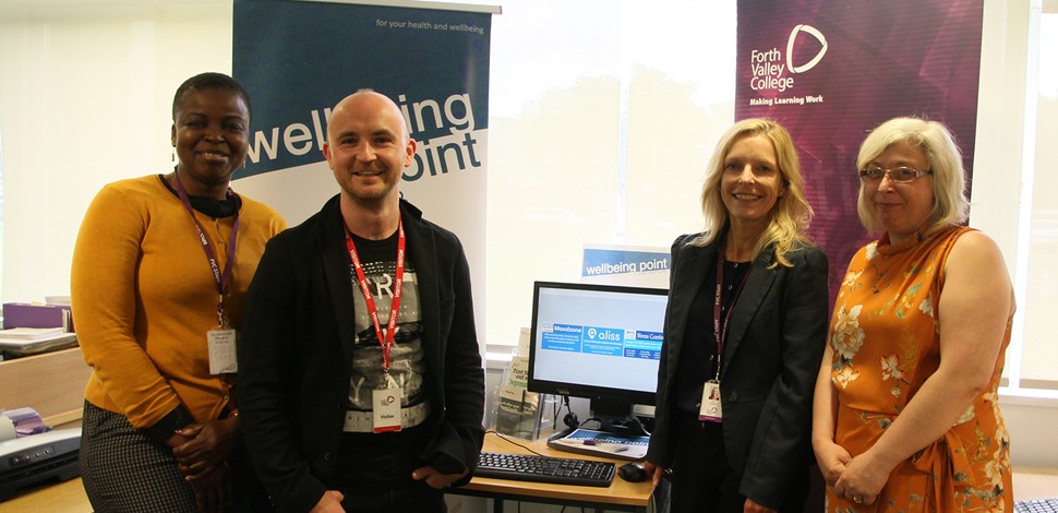 Wellbeing Point launched at Falkirk LRC