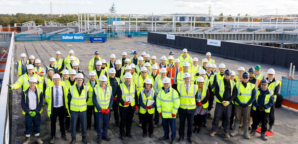 Topping Out Ceremony at FVC’s new Falkirk Campus