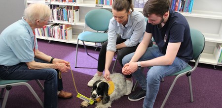 Paws against stress at Alloa Campus