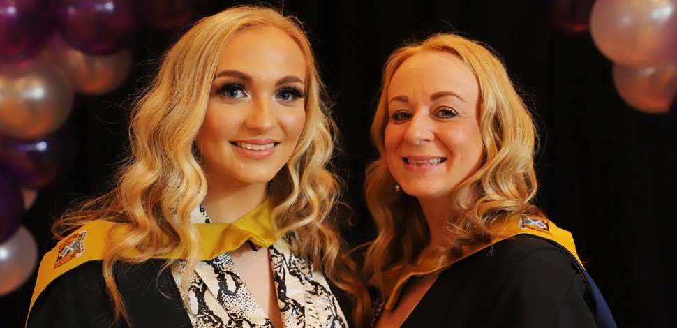 Mum and daughter make graduation a family affair