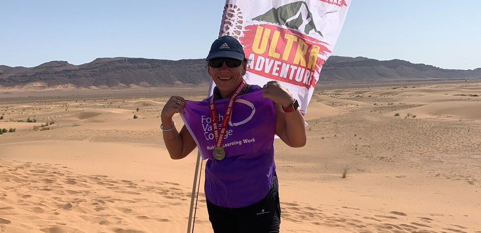 Desert marathon challenge gives Julie a thirst for more