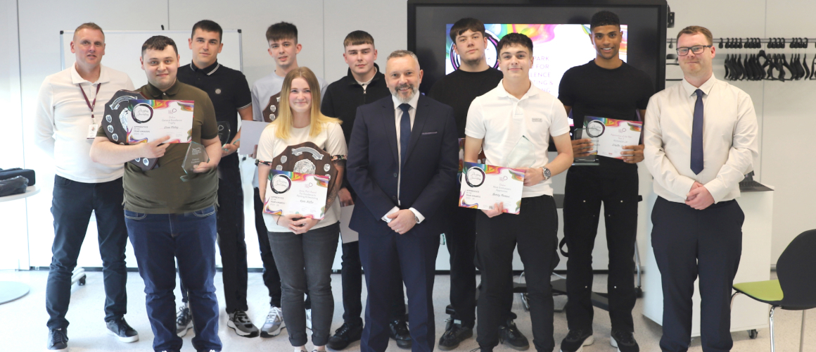 Painting And Decorating Apprentices At Forth Valley College Were Honoured At Their First Annual Awards Night, With Kara Ashton Receiving The Top Prize