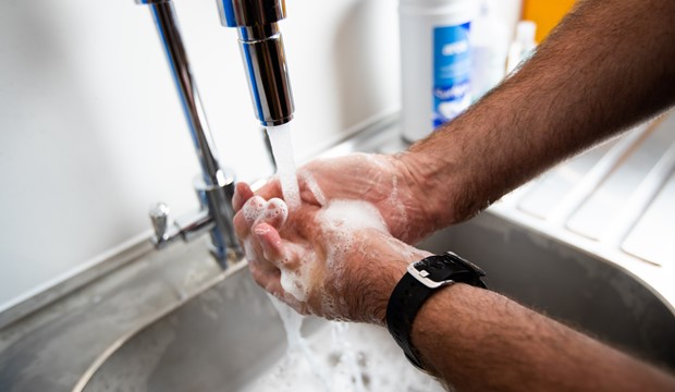 Hand washing in workshops