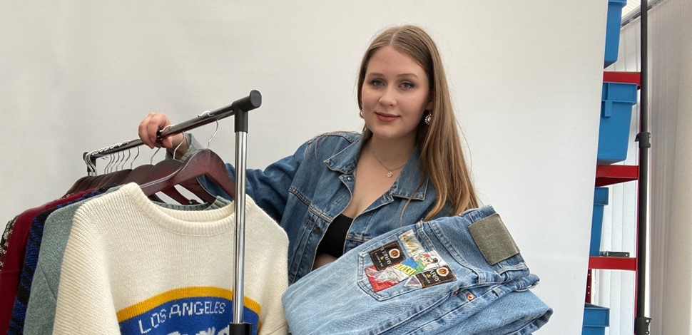 Media course gives vintage clothes seller an advantage