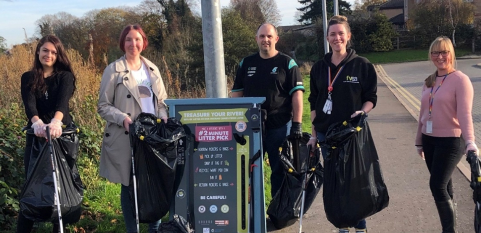 Litter pick event doubles up to highlight two good causes