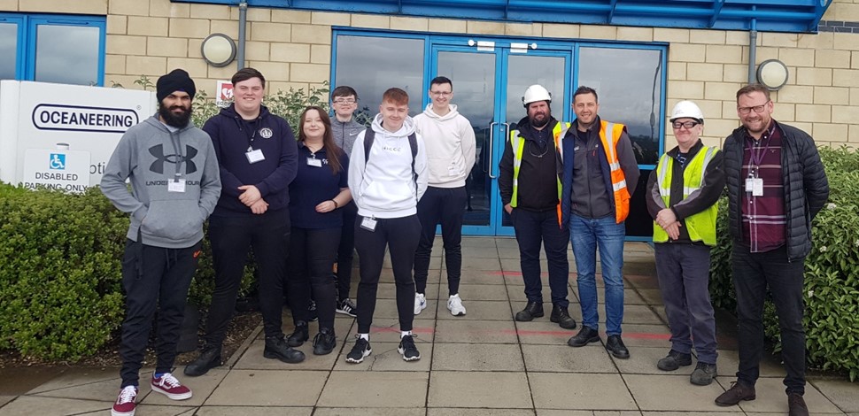 Oceaneering visit proves fascinating for young engineers