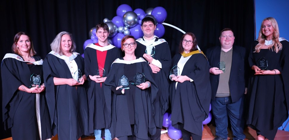 FVC graduation prizewinners celebrate at Falkirk ceremony