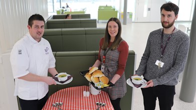 Students offered soup and a roll at all campuses