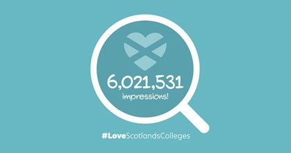 #LoveScotlandsColleges campaign 2023 success