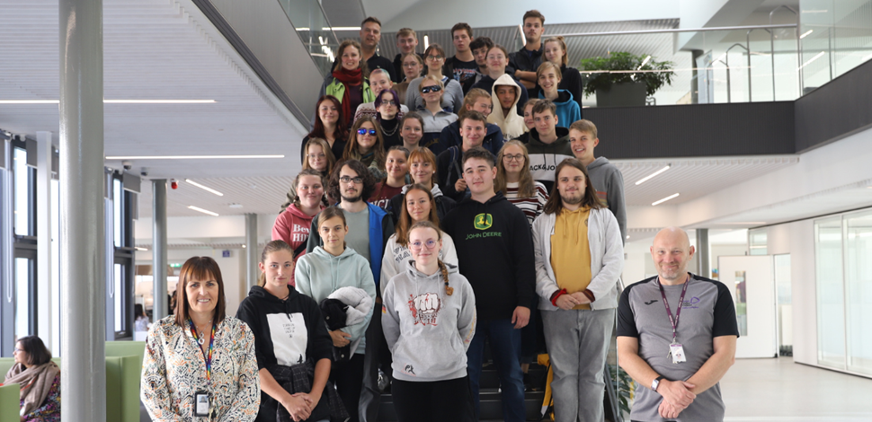 German students welcomed to Falkirk Campus