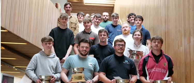 Hammermen present awards at Stirling Campus