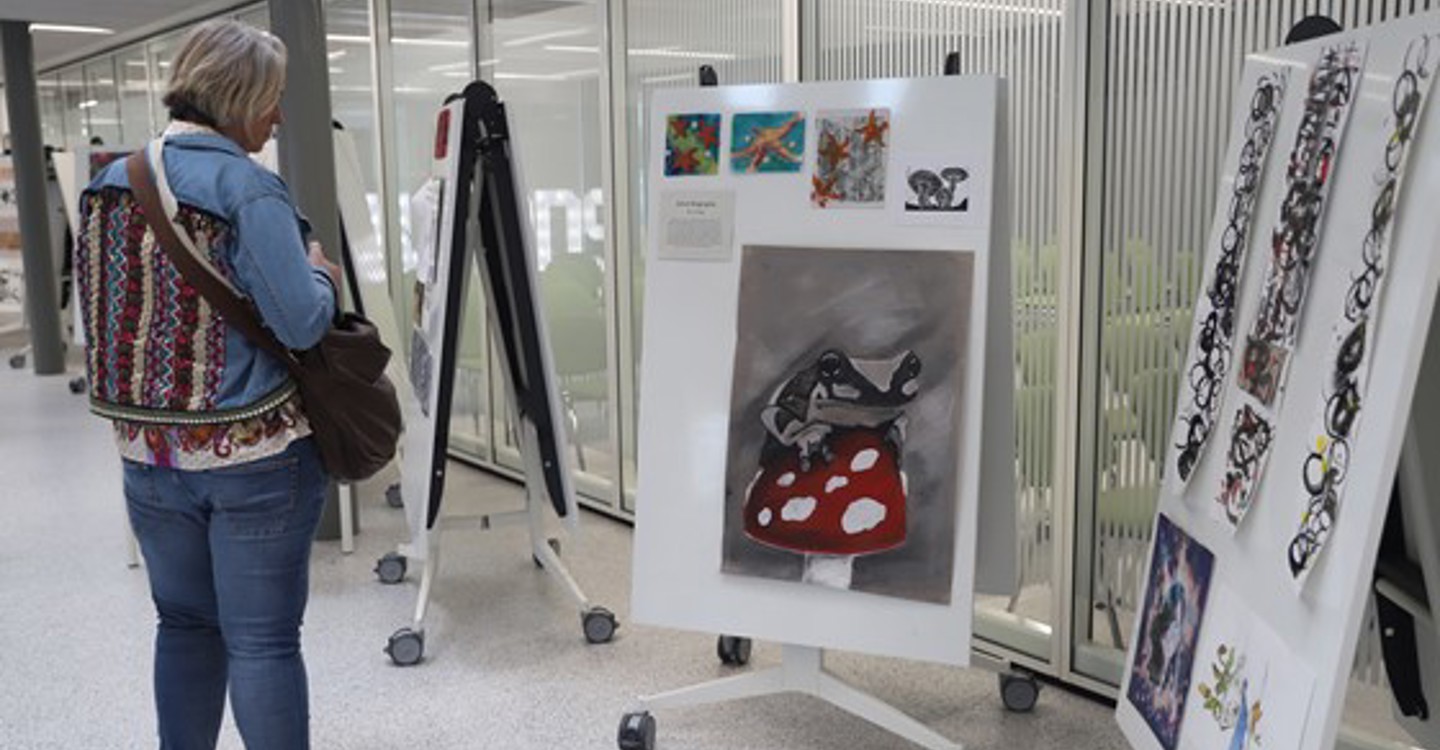 Art Exhibition For Guests To Browse