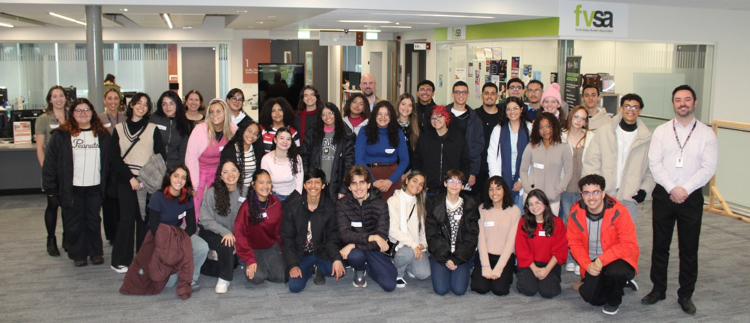 Brazilian scholarship students begin 16-week experience at FVC