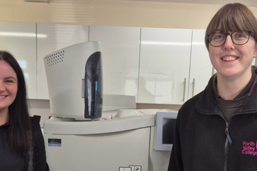 Science equipment donated thanks to former student