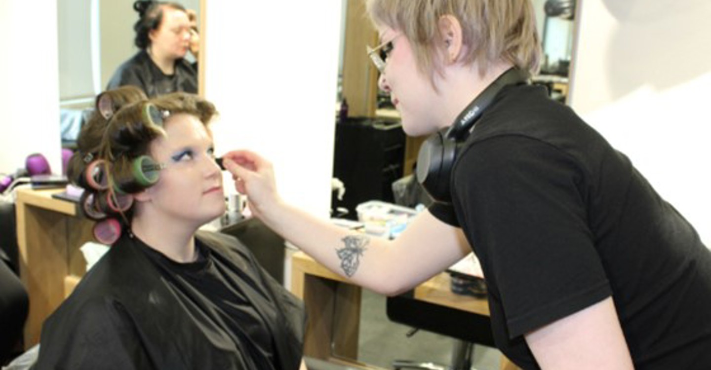 Youngster At The Salon