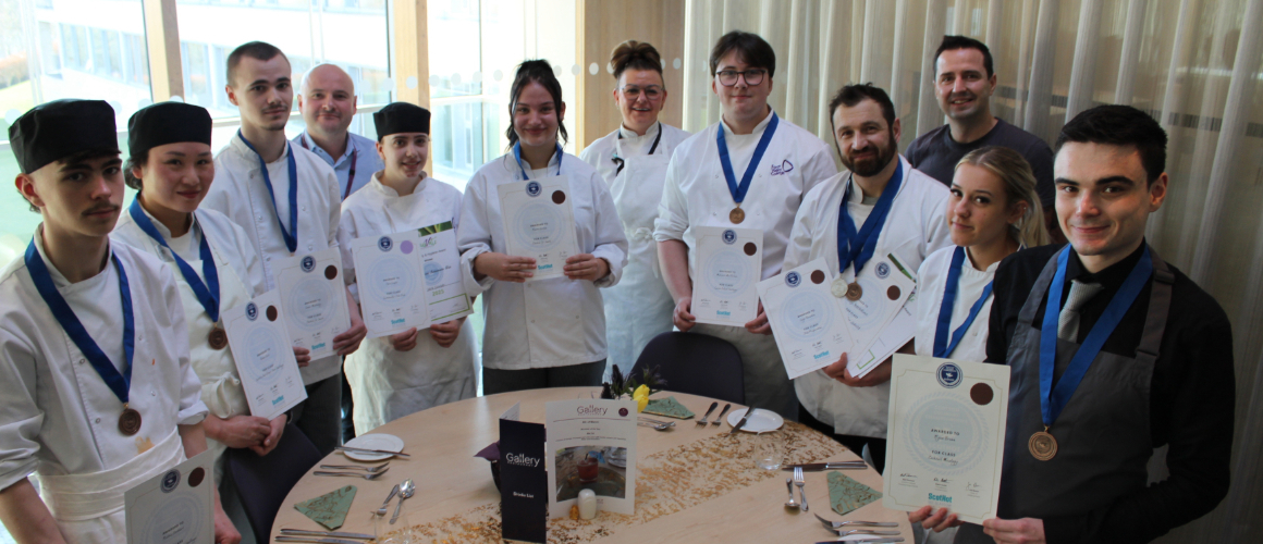 Forth Valley College's Hospitality Management And Professional Cookery Students Celebrate Their Achievements At Scothot 2025, Showcasing Their Talent And Dedication With An Impressive Collection Of Awards