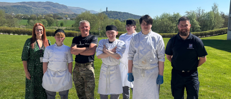 Commando Chef on a mission at FVC Stirling Campus