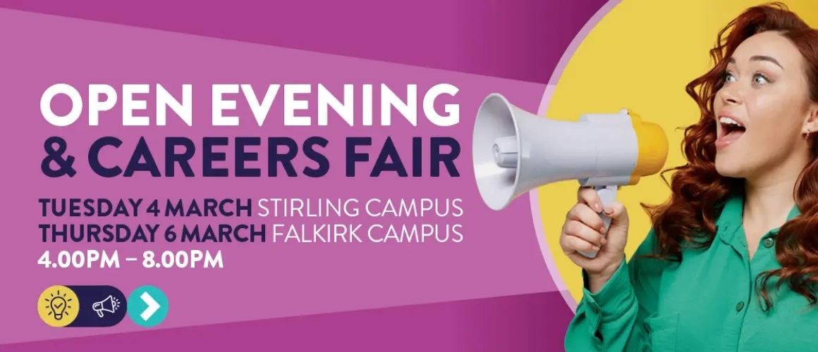 Open Evening Careers Fair Stirling Campus