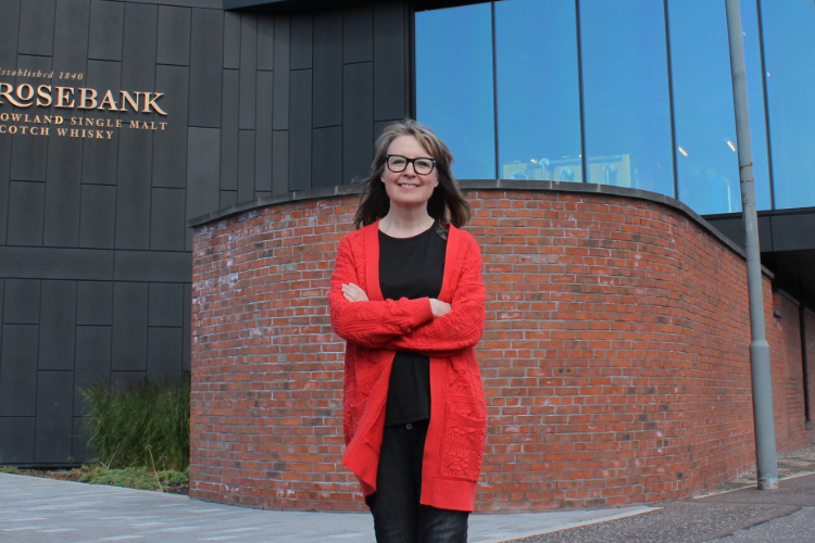 Lecturer’s artwork is first to be exhibited at Rosebank Distillery