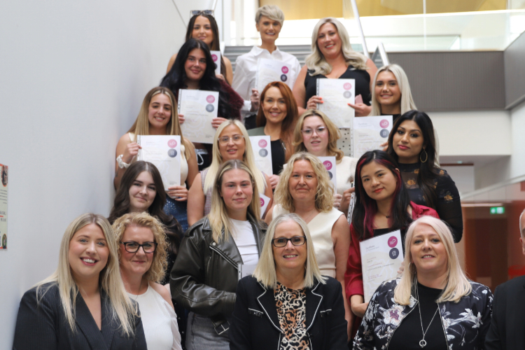 Hairdressing Students Celebrate Graduation in Style