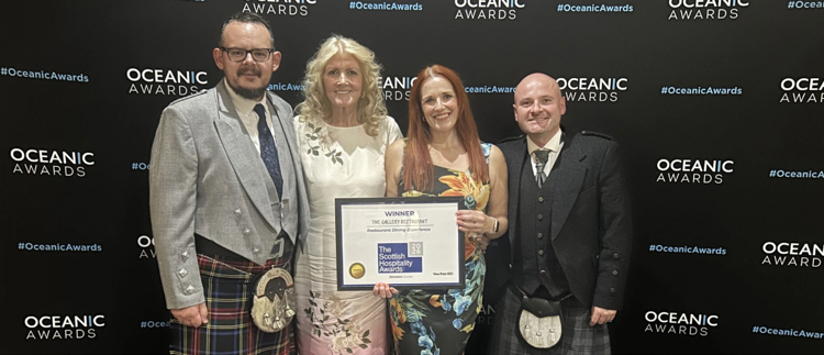 Gallery Restaurant is a winner at the Scottish Hospitality Awards
