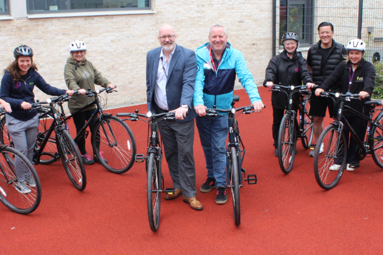 Cycling UK fund ten bikes for use at FVC