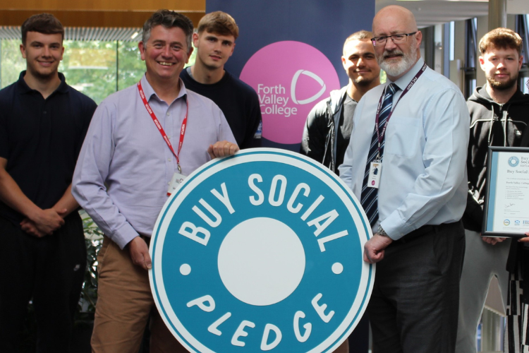 Forth Valley College Becomes First Scottish College to Sign Buy Social Pledge