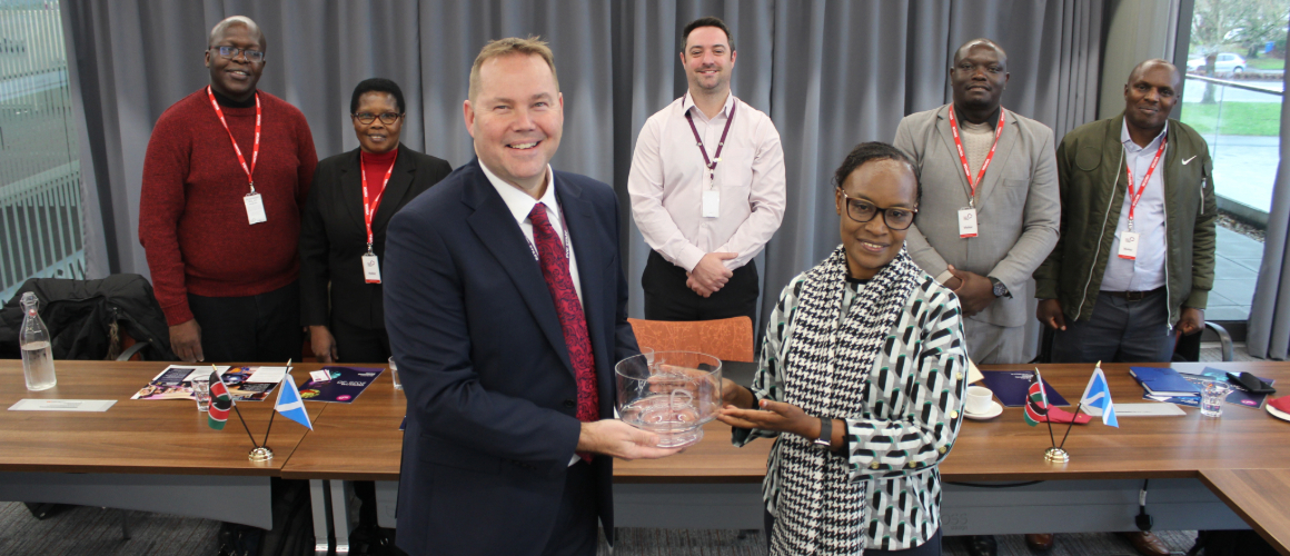 Kenyan Delegation Visits Falkirk Campus WEB