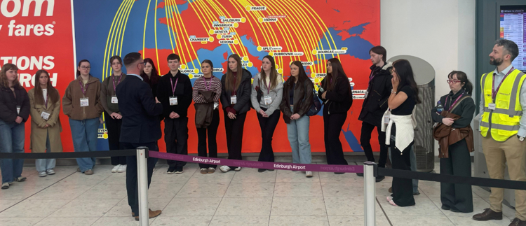 Educational airport visit will help students’ careers to take-off